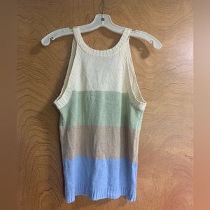 Mine pastel crochet style top